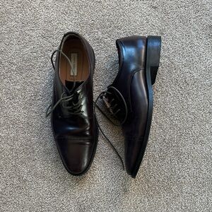 Joseph Abboud Dark Brown Leather Oxfords